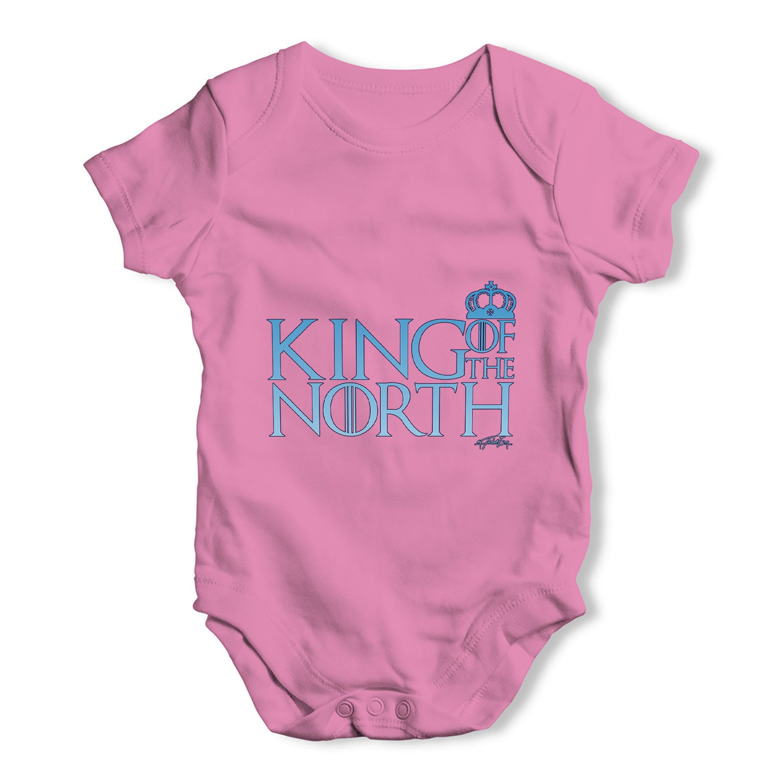 King Of The North Crown Baby Grow Bodysuit