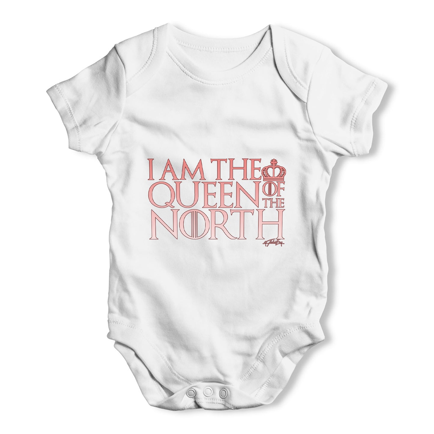I Am Queen Of The North Baby Grow Bodysuit