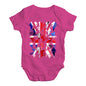 Cute Infant Bodysuit GB BMX Silhouette Baby Unisex Baby Grow Bodysuit Newborn Cerise PInk