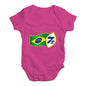 Funny Infant Baby Bodysuit Rugby 7S Brazil Baby Unisex Baby Grow Bodysuit 6-12 Months Cerise PInk