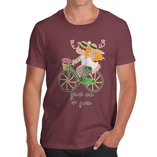 Bicycle Just Me and You Men's T-Shirt