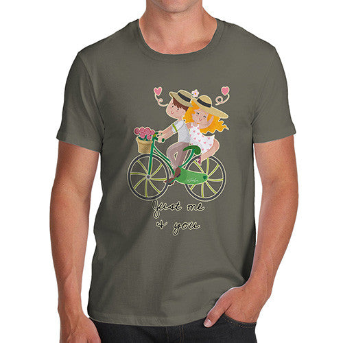 Bicycle Just Me and You Men's T-Shirt