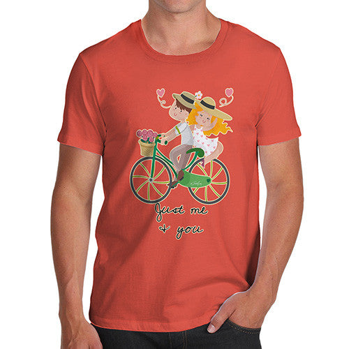 Bicycle Just Me and You Men's T-Shirt