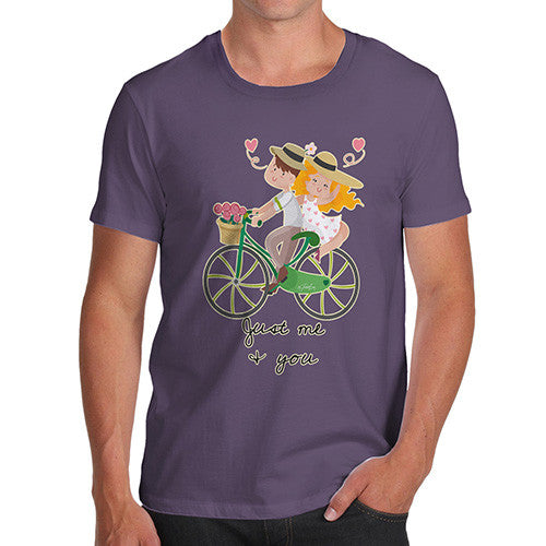 Bicycle Just Me and You Men's T-Shirt