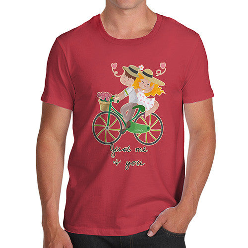 Bicycle Just Me and You Men's T-Shirt