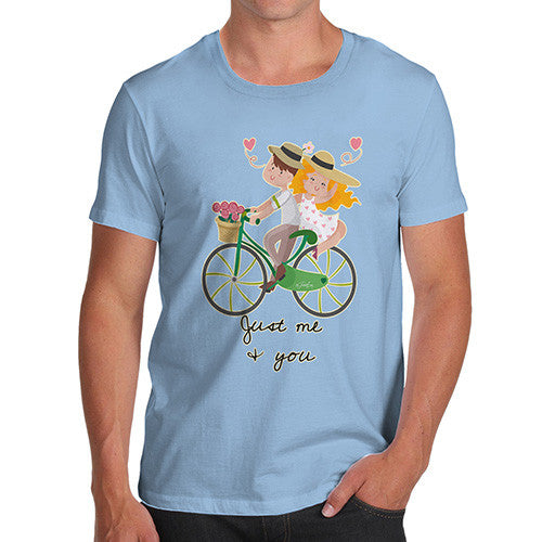 Bicycle Just Me and You Men's T-Shirt