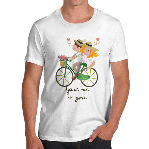 Bicycle Just Me and You Men's T-Shirt