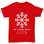 Have A Wonderful Christmas Personalised Girl's T-Shirt 