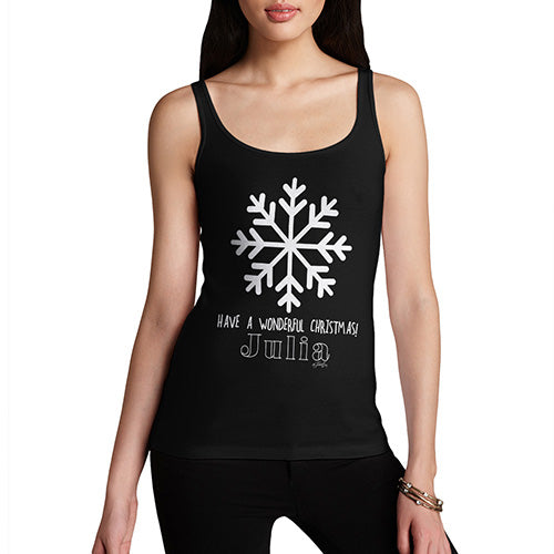 Have A Wonderful Christmas Personalised Women's Tank Top