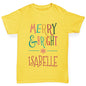 Merry And Bright Personalised Boy's T-Shirt