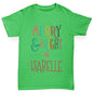 Merry And Bright Personalised Girl's T-Shirt 