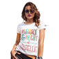 Merry And Bright Personalised Women's T-Shirt 