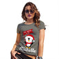 Personalised Xmas Penguin Women's T-Shirt 