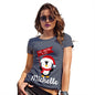 Personalised Xmas Penguin Women's T-Shirt 