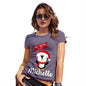 Personalised Xmas Penguin Women's T-Shirt 
