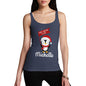 Personalised Xmas Penguin Women's Tank Top