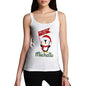 Personalised Xmas Penguin Women's Tank Top