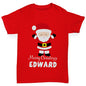 Santa Personalised Girl's T-Shirt 