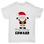 Santa Personalised Girl's T-Shirt 