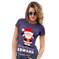Santa Personalised Women's T-Shirt 