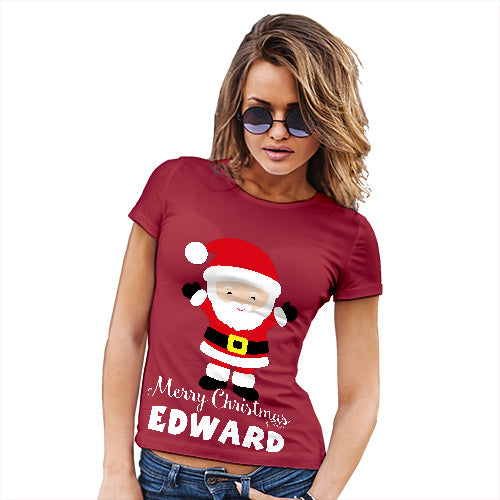 Santa Personalised Women's T-Shirt 
