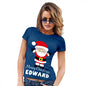 Santa Personalised Women's T-Shirt 