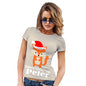 Santa Hat Fox Personalised Women's T-Shirt 