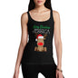 Red Nosed Reindeer Personalised Women's Tank Top