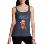 Red Nosed Reindeer Personalised Women's Tank Top