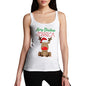Red Nosed Reindeer Personalised Women's Tank Top