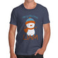 Christmas Snowman Personalised Men's T-Shirt