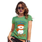Christmas Snowman Personalised Women's T-Shirt 
