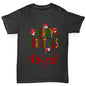 Merry Christmas Personalised Boy's T-Shirt