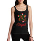 Merry Christmas Personalised Women's Tank Top