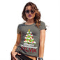 Wonderful Christmas Tree Personalised Women's T-Shirt 