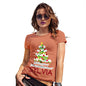Wonderful Christmas Tree Personalised Women's T-Shirt 