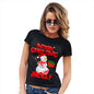 Merry Christmas Snowman Personalised Women's T-Shirt 