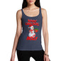 Merry Christmas Snowman Personalised Women's Tank Top