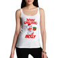 Merry Christmas Snowman Personalised Women's Tank Top