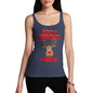 Merry Christmas Reindeer Personalised Women's Tank Top