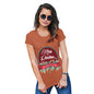 Merry Christmas Wreath Personalised Women's T-Shirt 