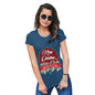 Merry Christmas Wreath Personalised Women's T-Shirt 