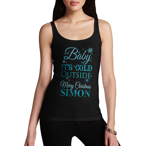 Baby It's Cold Outside Personalised Women's Tank Top