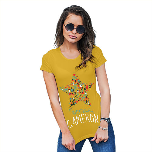 Merry Christmas Beautiful Star Personalised Women's T-Shirt 