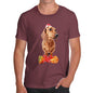 Santa Hat Doxie Dachshund Men's T-Shirt