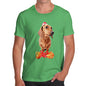 Santa Hat Doxie Dachshund Men's T-Shirt