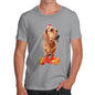 Santa Hat Doxie Dachshund Men's T-Shirt