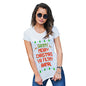Merry Christmas Ya Filthy Animal Personalised Women's T-Shirt 