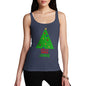 Merry Christmas Periodic Table Geek Personalised Women's Tank Top