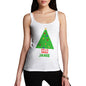 Merry Christmas Periodic Table Geek Personalised Women's Tank Top